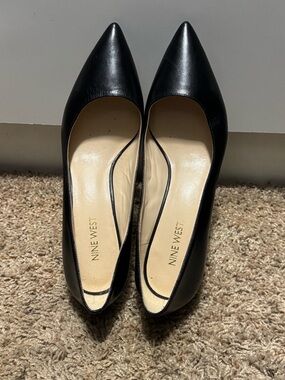 Nine West Arlene Black Pointed Toe Heels Classic Pumps